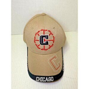 Chicago Baseball Cap Beige Embroidered “C” Logo Adjustable Hat One Size Fits All